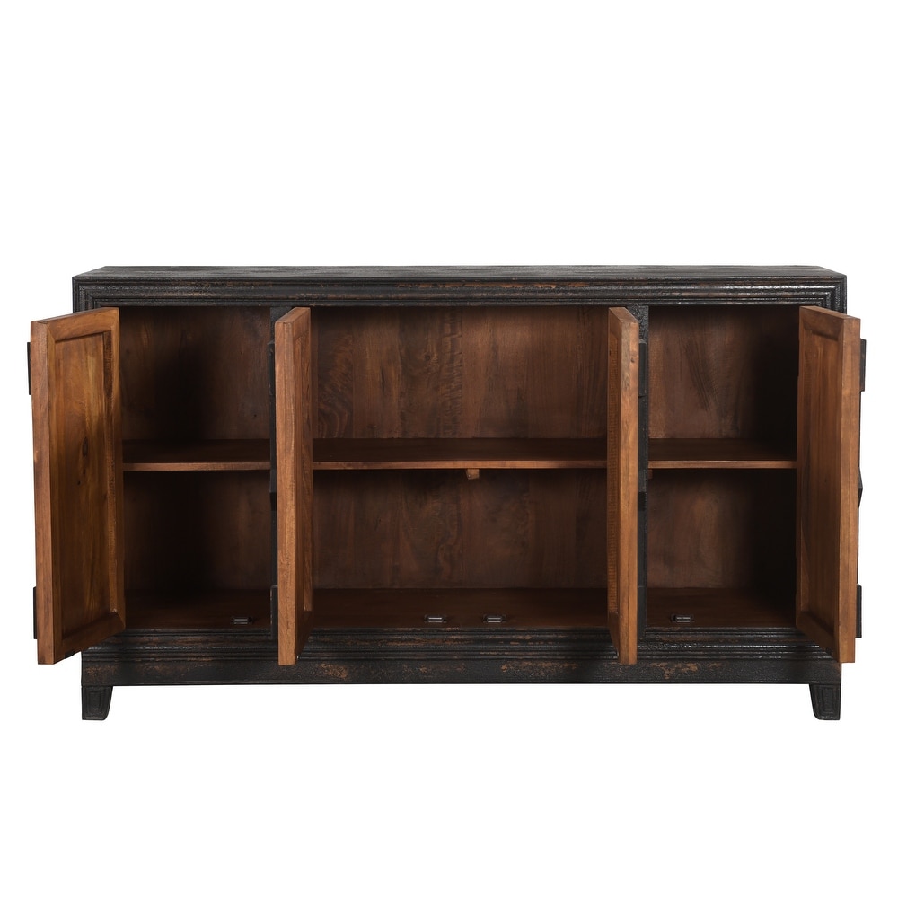 Aubrey 4 Door Diamond Sideboard   66\