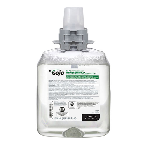 Gojo E1 Foam Handwash | 1250 mL， 4