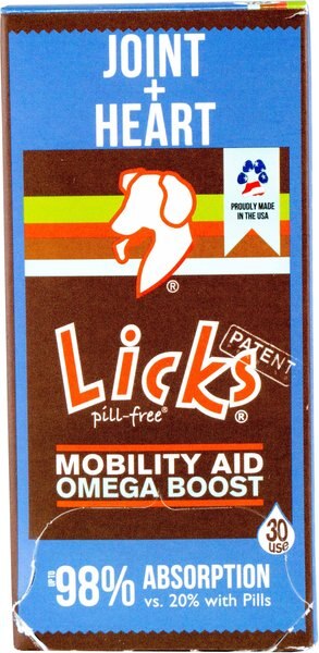 Licks Pill-Free JOINT + HEART Mobility Support Dog Supplement