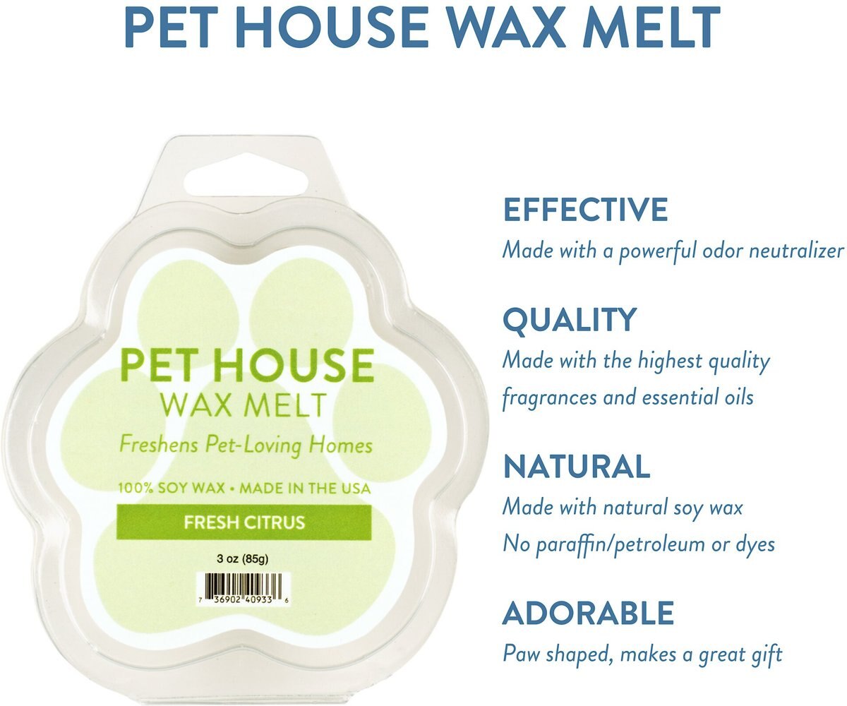 Pet House Fresh Citrus Natural Soy Wax Melt