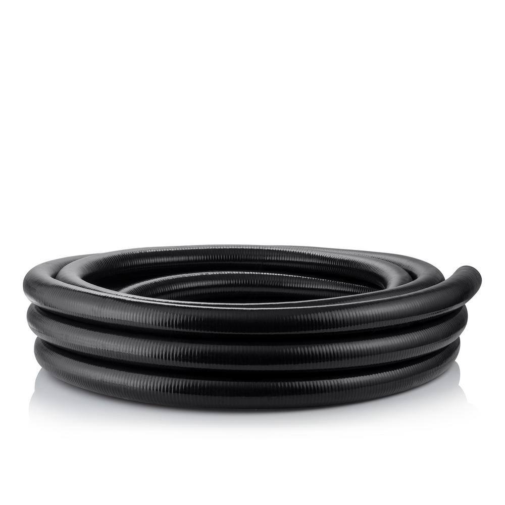 Alpine Corporation 1-12 in. x 50 ft. Schedule 40 Black PVC Ultra Flexible Hose for Koi Ponds Irrigation Water Gardens and More PH112BK-50