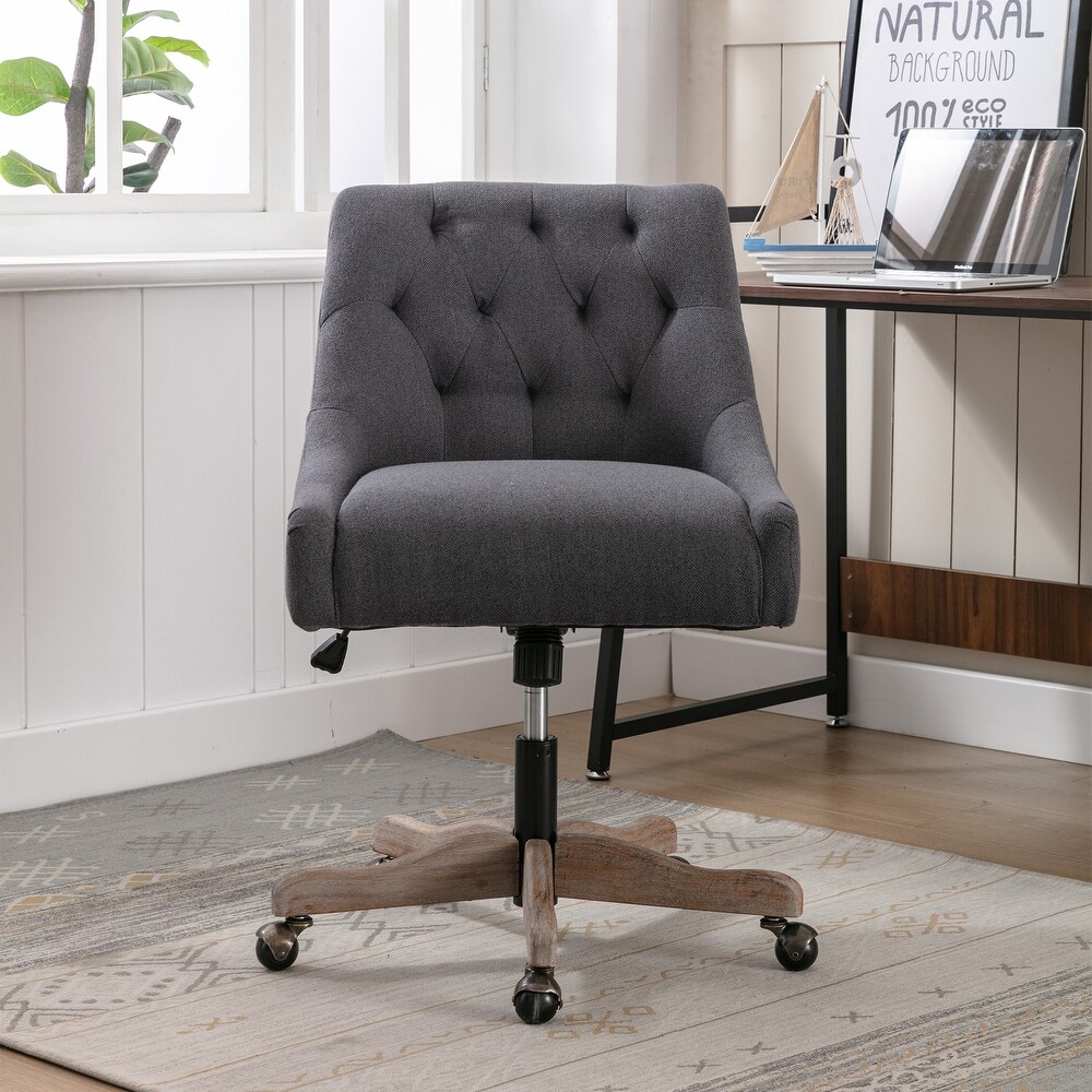 Padded Back   Seat Leisure Office Chair 360 Degrees Swivel Shell Chair