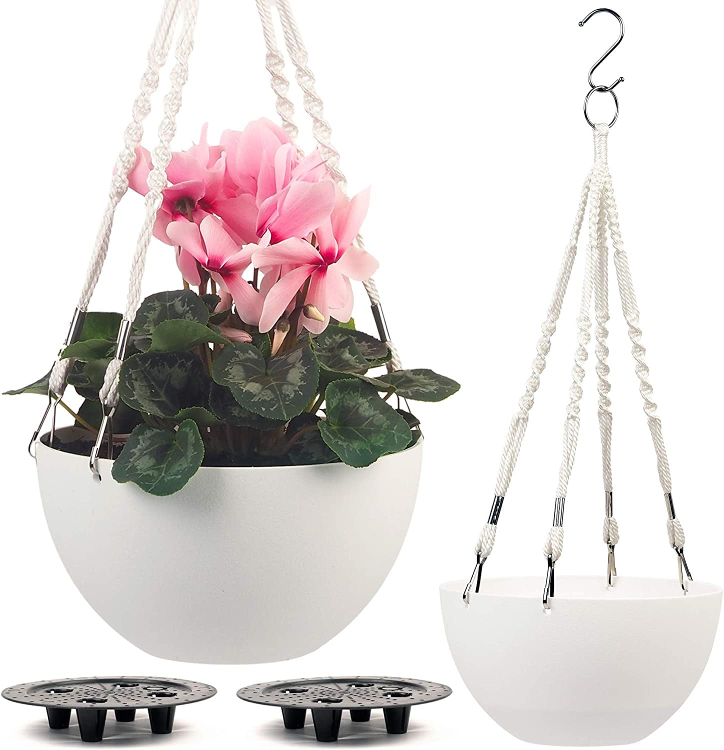 2X Self Watering Hanging Planters (10