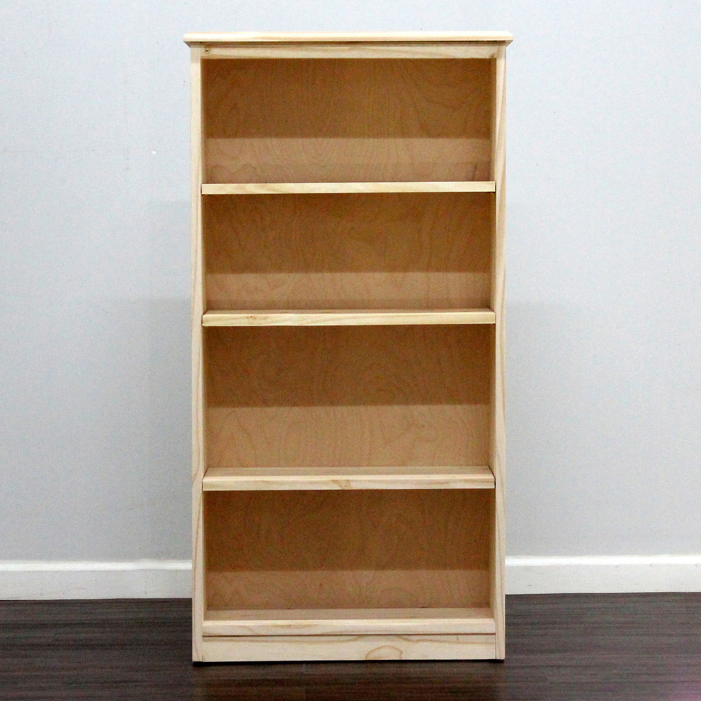 York Bookcase  11_x25x48  Pine Wood   Transitional   Bookcases   by Gothic Furniture  Houzz