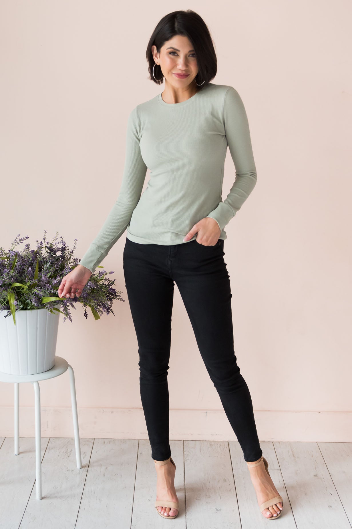 Warm Embrace Modest Thermal Top