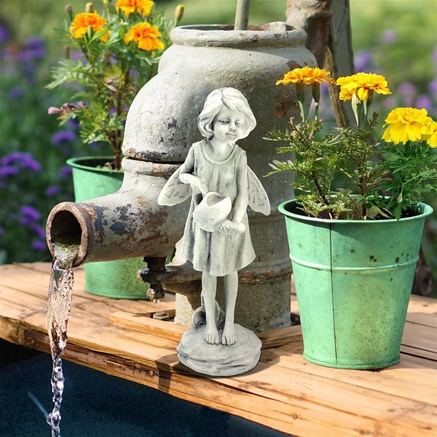 Design Toscano Rose Garden Fairy With Watering Can Statue