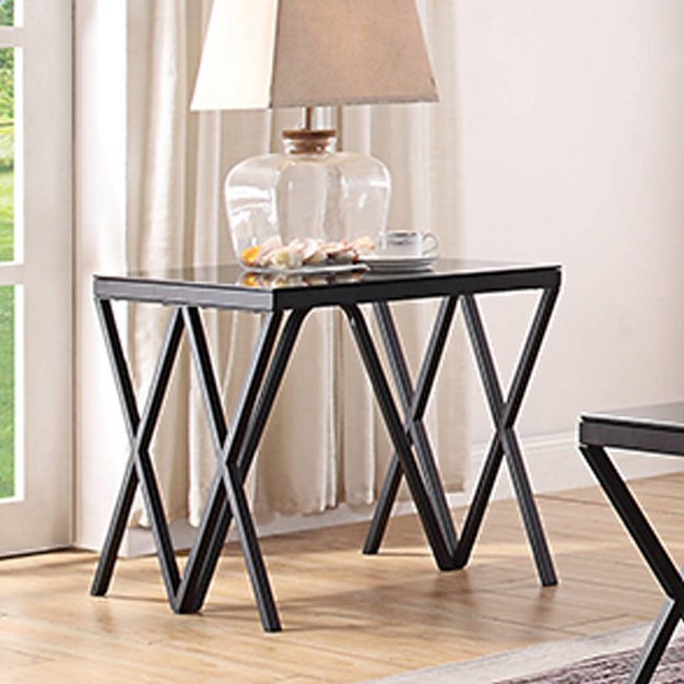 Accent Tables Black And Glass Acme Furniture