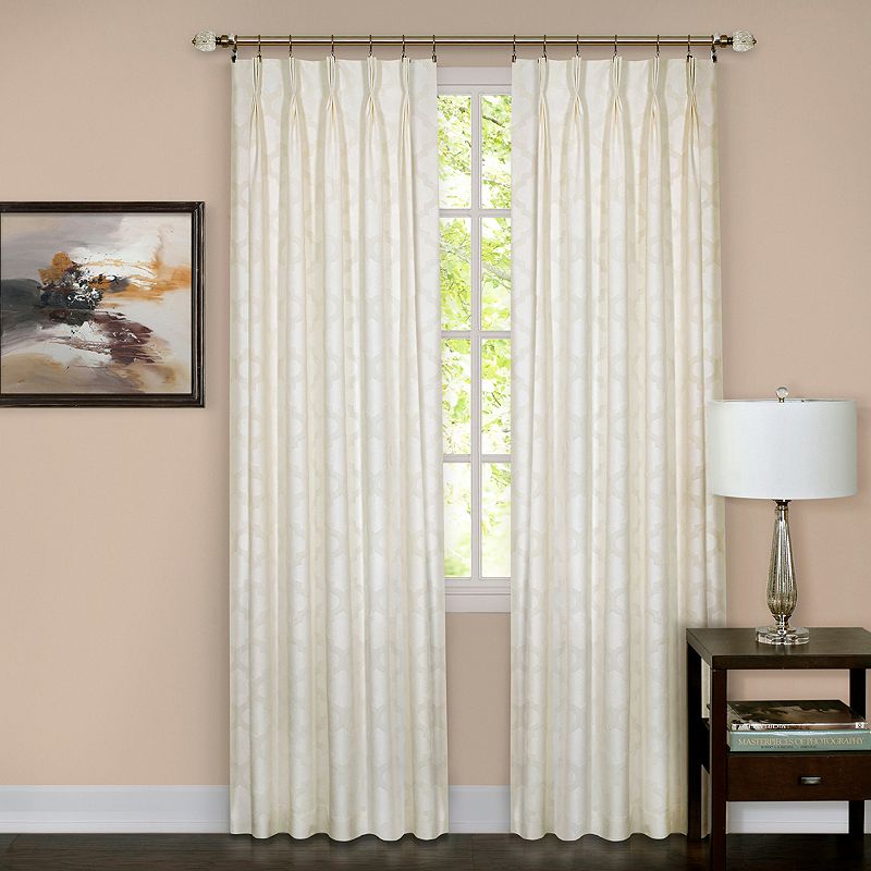 Achim 1-Panel Windsor Pinch Pleat Window Curtain