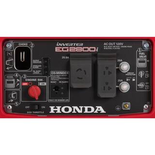 Honda 2800-Watt Recoil Start Portable Gasoline Powered Inverter Generator with Eco-Throttle and Oil Alert EG2800IAN