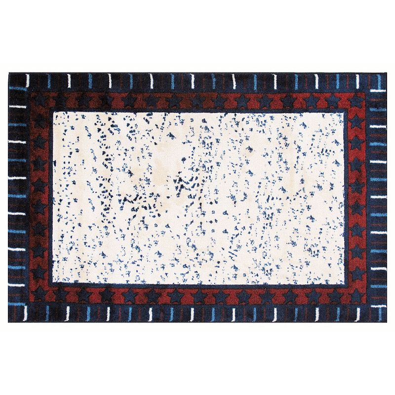 Fun Rugs Supreme Stars and Stripes Rug - 3'3'' x 4'10''