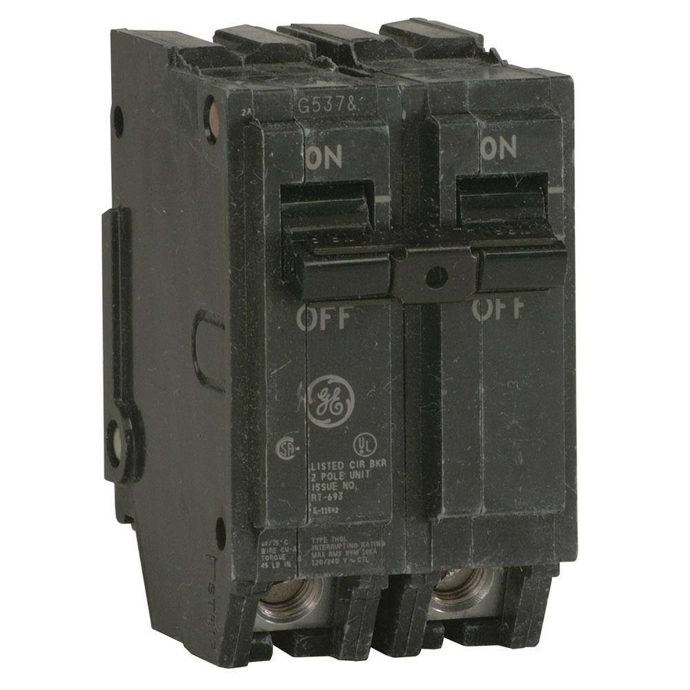 GE Q-Line 30 Amp 2 in. Double-Pole Circuit Breaker THQL2130