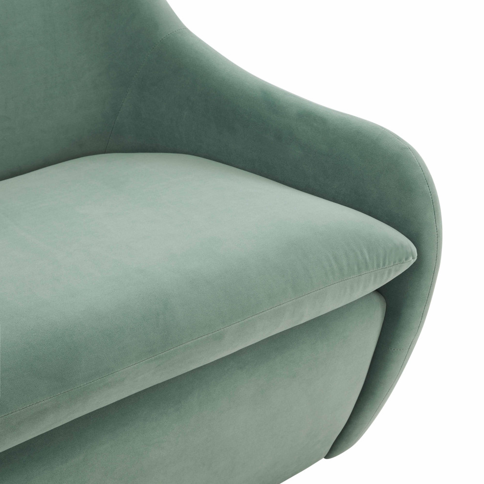 Cellia Velvet Loveseat   Contemporary   Loveseats   by TOV Furniture  Houzz