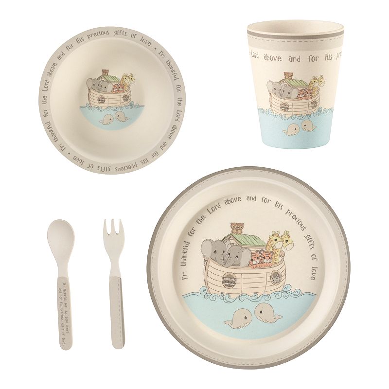 Precious Moments Set 5 Mealtime Noahs Ark Gift Set