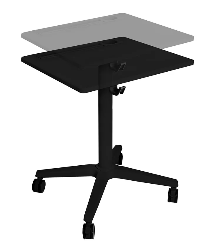 Seville Classics airLIFT XL Sit-Stand Adjustable Mobile Student Classroom Desk