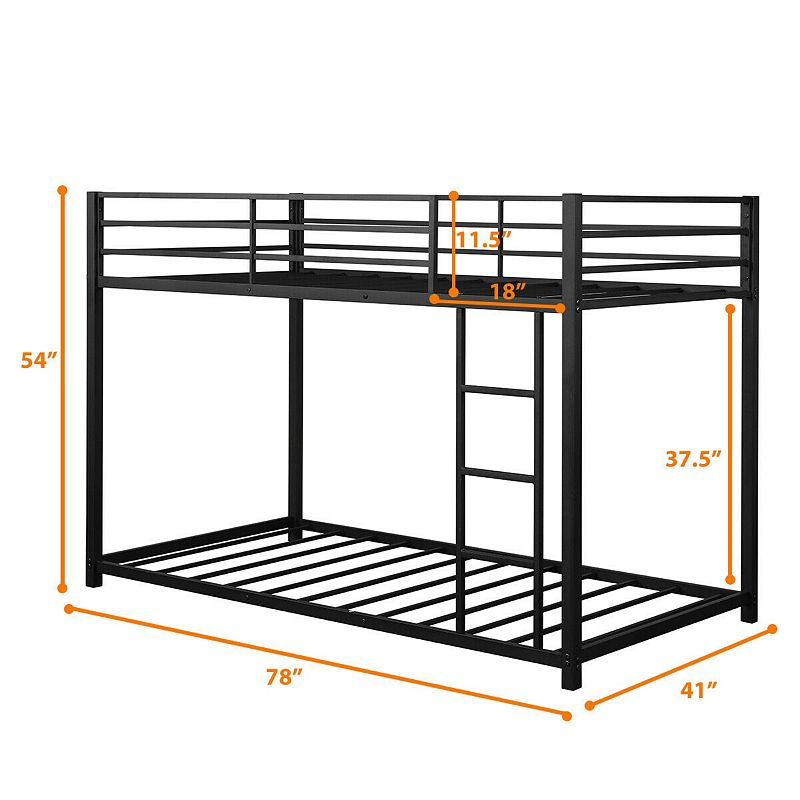 Queen Size Metal Bed Frame Steel Slat Platform