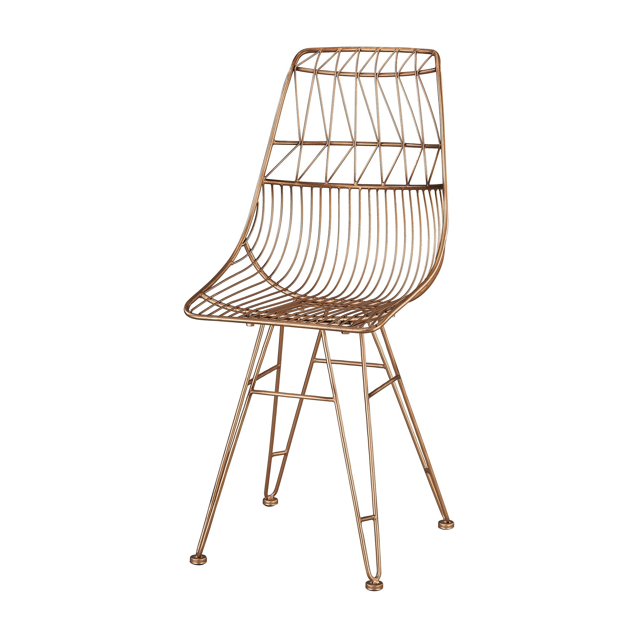 Sterling Home Jette Chair In Rose Gold