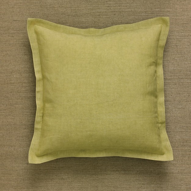 Split P Linen Pillow Cover Pear