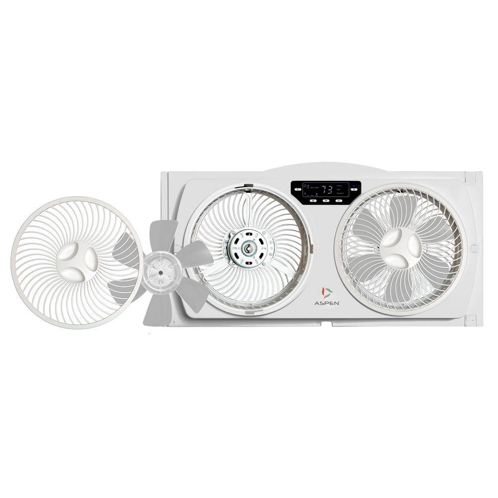 ASPEN Smart Wi-Fi Window Fan with Washable and Removeable Blades and Remote ASP-200