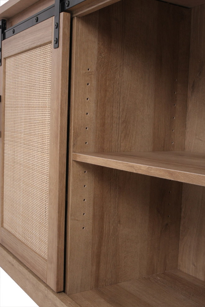 Newman KD 58.5 quotRattan TV Stand   Tropical   Entertainment Centers And Tv Stands   by New Pacific Direct Inc.  Houzz