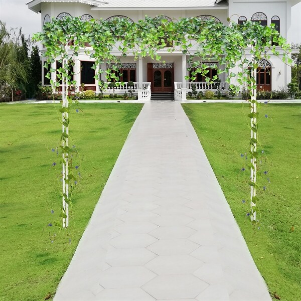 Metal Garden Pergola Archway Stand FIrm Wedding Ceremony Backdrop Rack