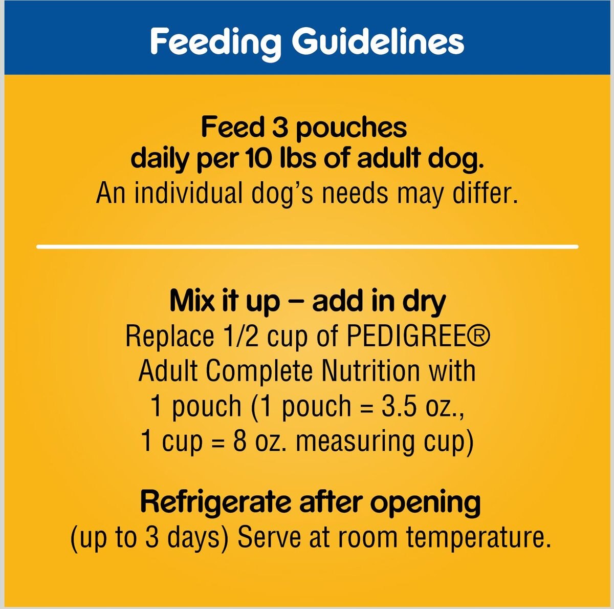 Pedigree Choice Cuts in Gravy Adult Variety Pack Dog Soft Wet Food， 3.5-oz pouches， 48 count