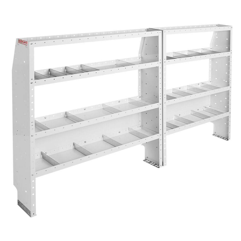 Commercial Shelving Package for Mid-Roof， 130 Inch Wheel Base Ford Transit Vans