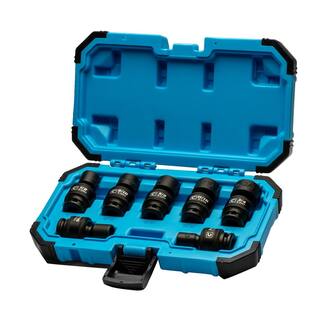 Capri Tools 38 in. Drive SAE Universal Impact Socket Set (7-Piece) 5-3390