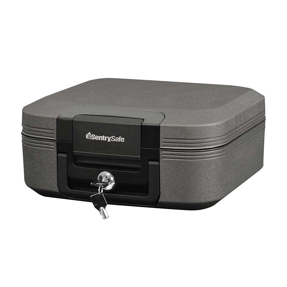 SentrySafe CHW20201 Fire and Water-Resistant Chest Safe with Key Lock， 0.28 cu. ft.