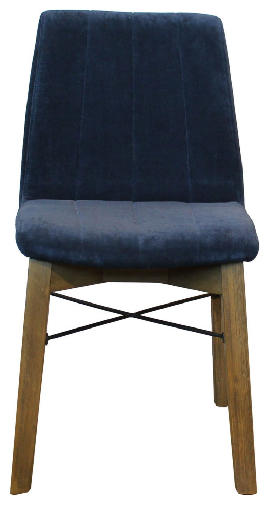 West Dining Chair  Set of 2  Navy   Midcentury   Dining Chairs   by LH Imports  Houzz