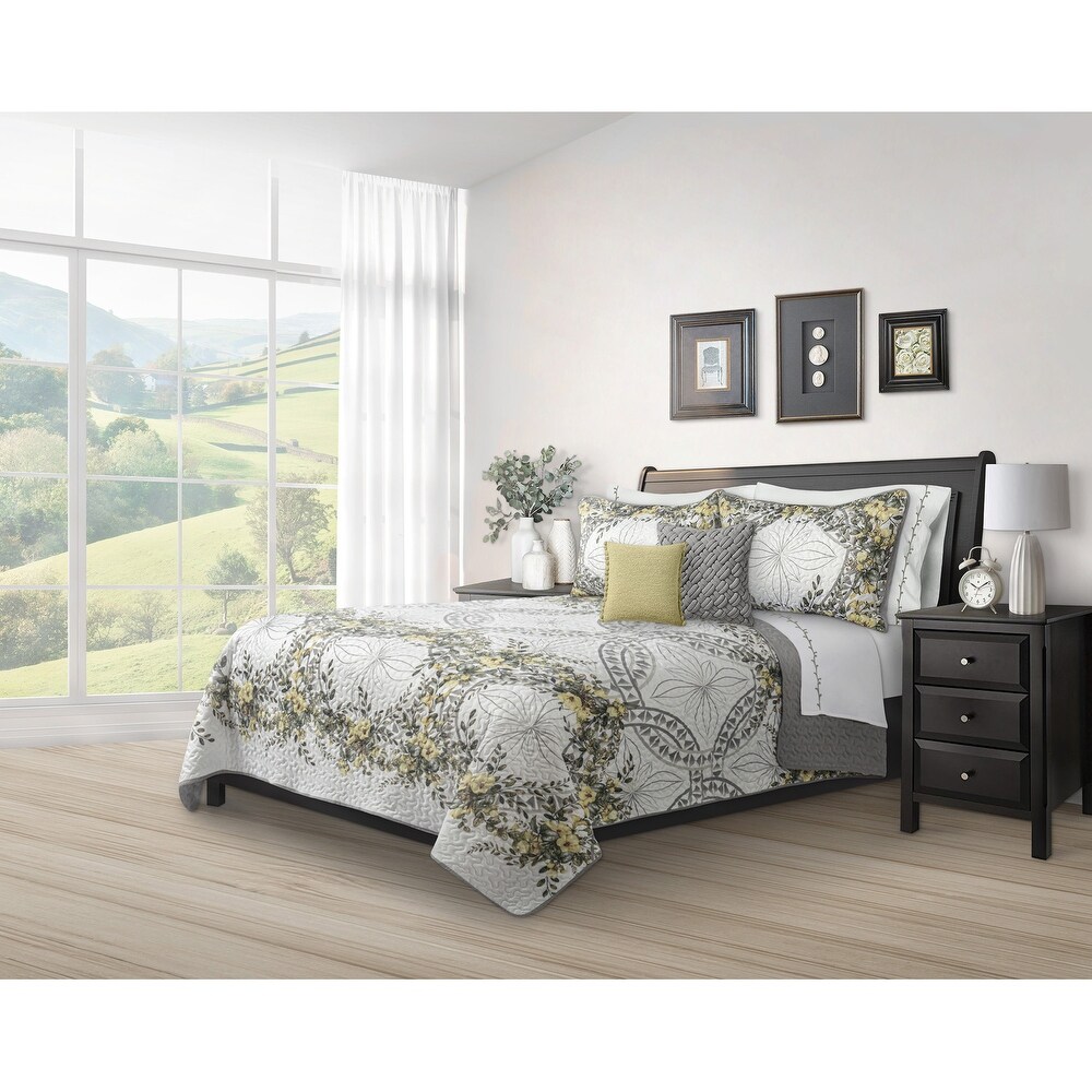 Quilt 2PC Set T Forever Yellow