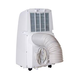 AIREMAX 115V 14000 BTU ASHRAE (8000 BTU DOE) Portable Air Conditioner with Remote 24H Timer Dehumidifier Wheels LED APE508CH