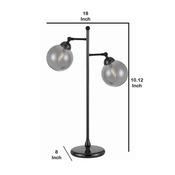 Benjara BM223696 Industrial Metal Body Table Lamp ...