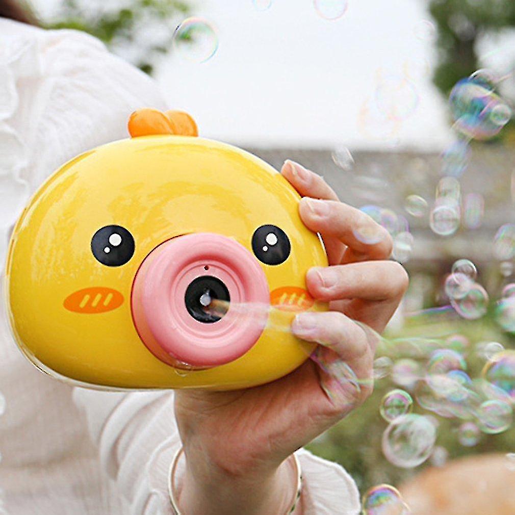 Electric Bubble Machine Children Soap Bubbles Blower Electric Music Toy