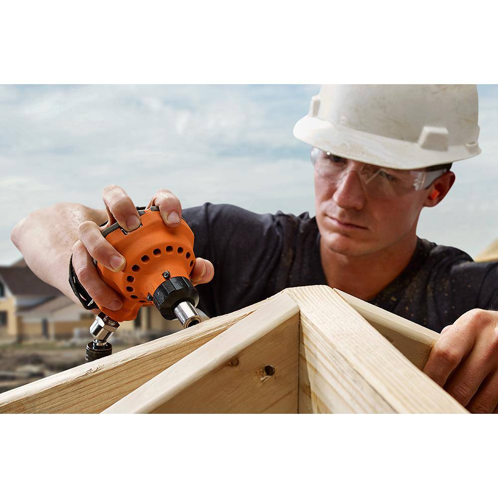 RIDGID Pneumatic 21-Degree 3-12 in. Round-Head Framing Nailer and 3-12 in. Full-Size Palm Nailer R350RHF-R350PNF