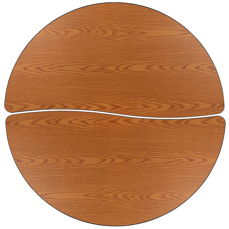 Flash Furniture Emmy Circle Wave Activity Table 2-piece Set