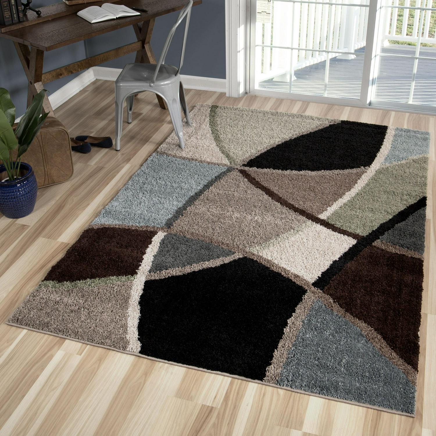 Orian Rugs Abstract Transitional Area Rug， Beige