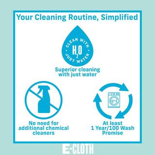 E-Cloth 16 in. x 20 in. Bathroom Cleaning Kit (2-Piece) 10604M