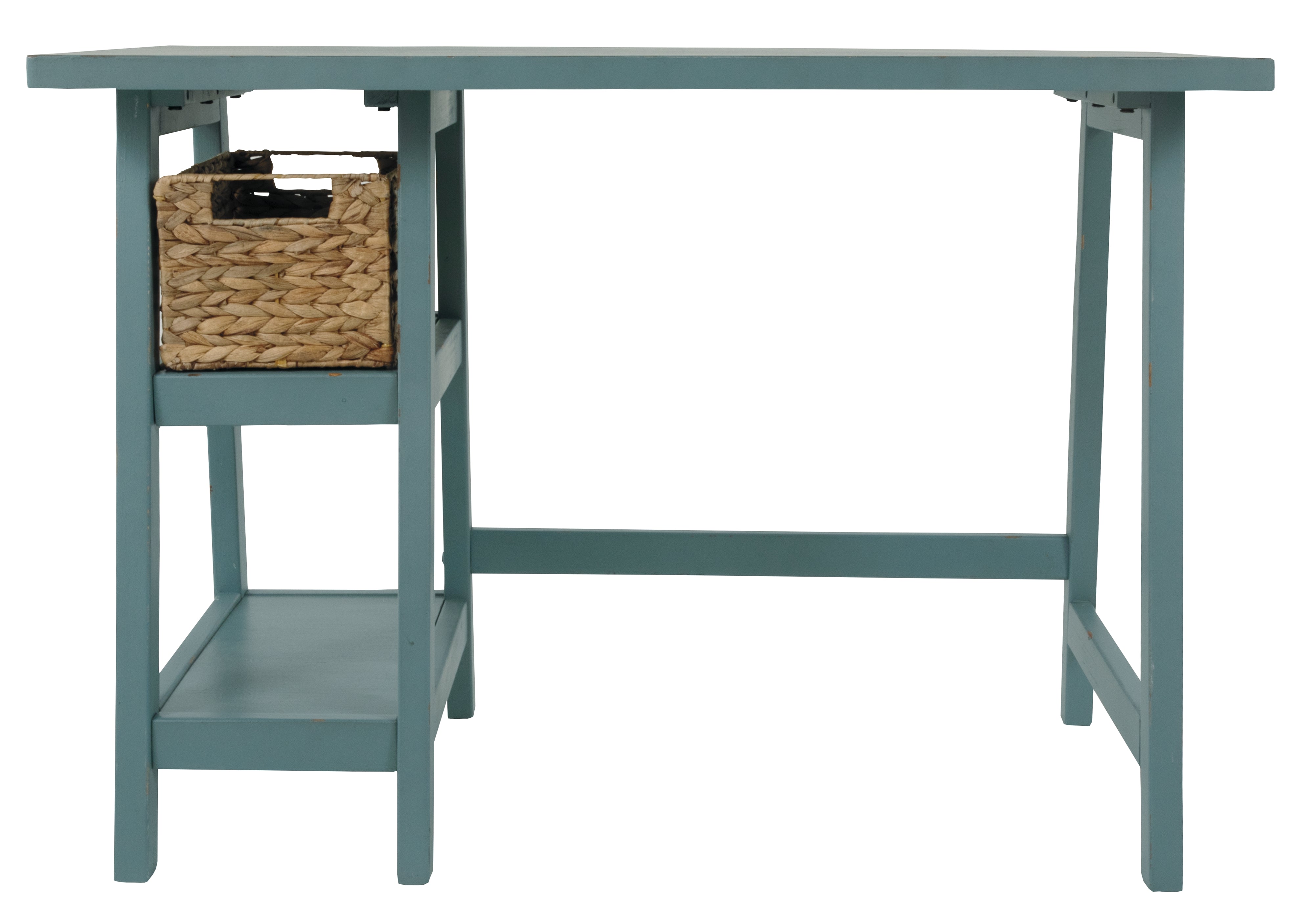 Mirimyn Teal Home Office Small Desk