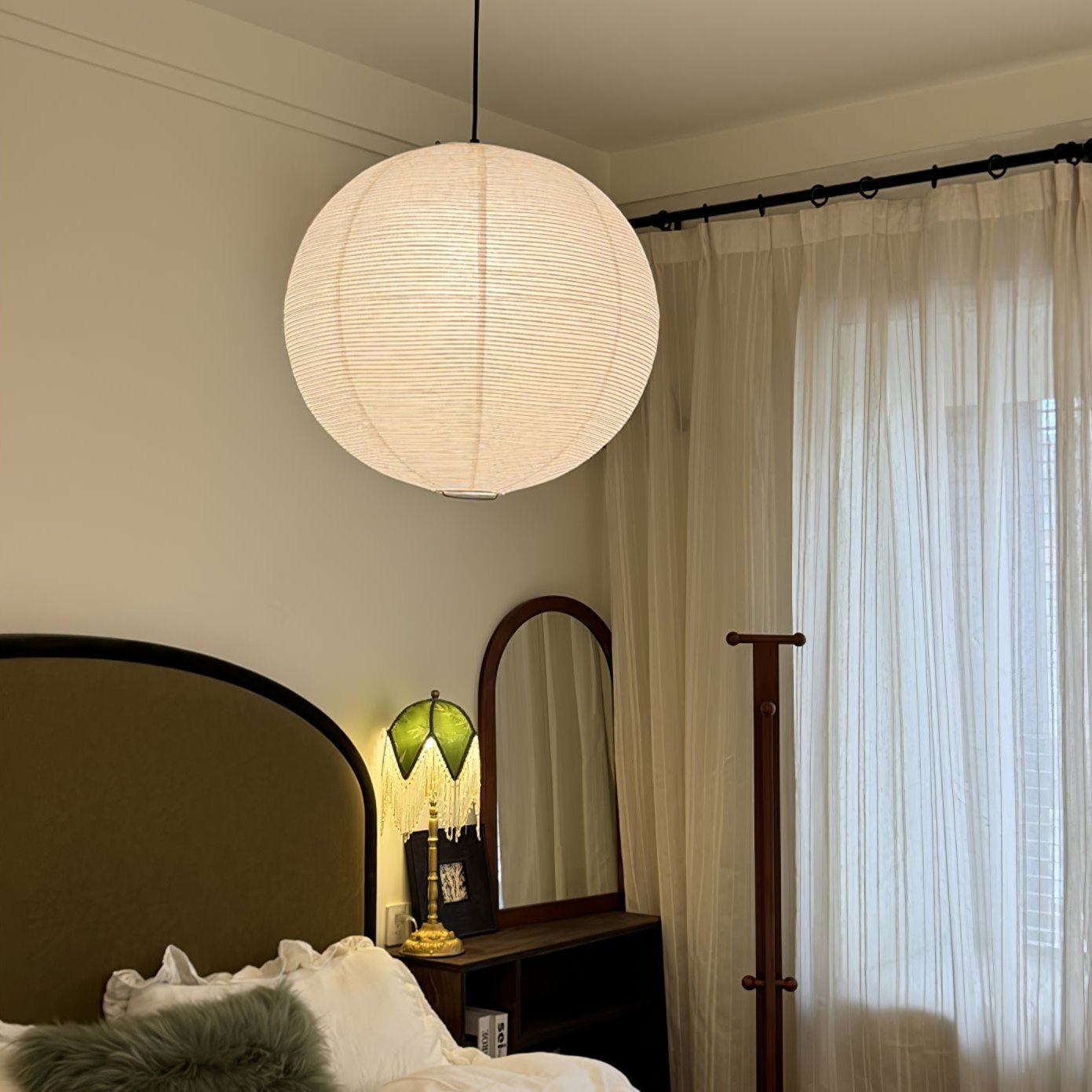 Washi Paper Round Series Pendant Lamp