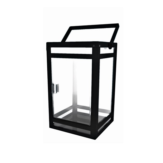 Portable Outdoor Lantern With Clear Panel Techko Maid