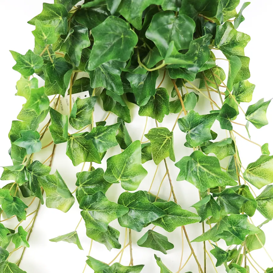 Supplies 110cm long 245lvs artificial mini green ivy leaves hanging bush