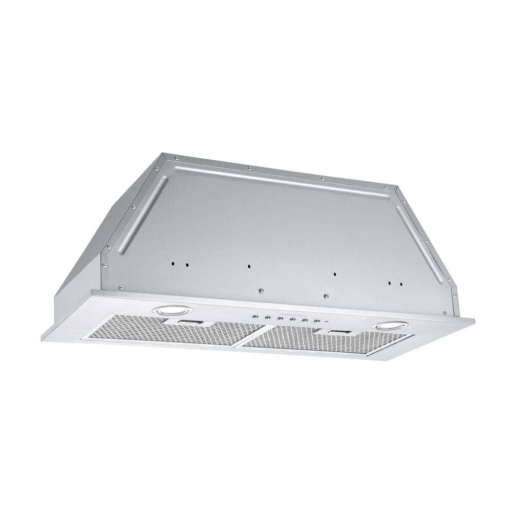 Ancona Inserta III 28 in Ducted Insert Range Hood in Stainless Steel with LED and Night Light Feature