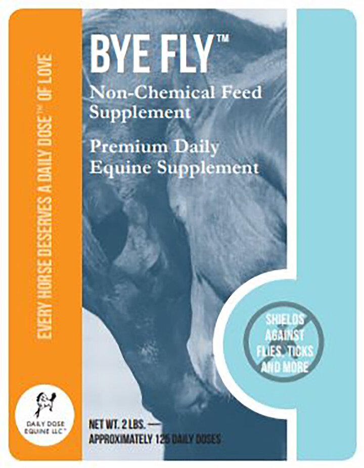 Daily Dose Equine Bye Fly Horse Supplement， 2-lb bucket