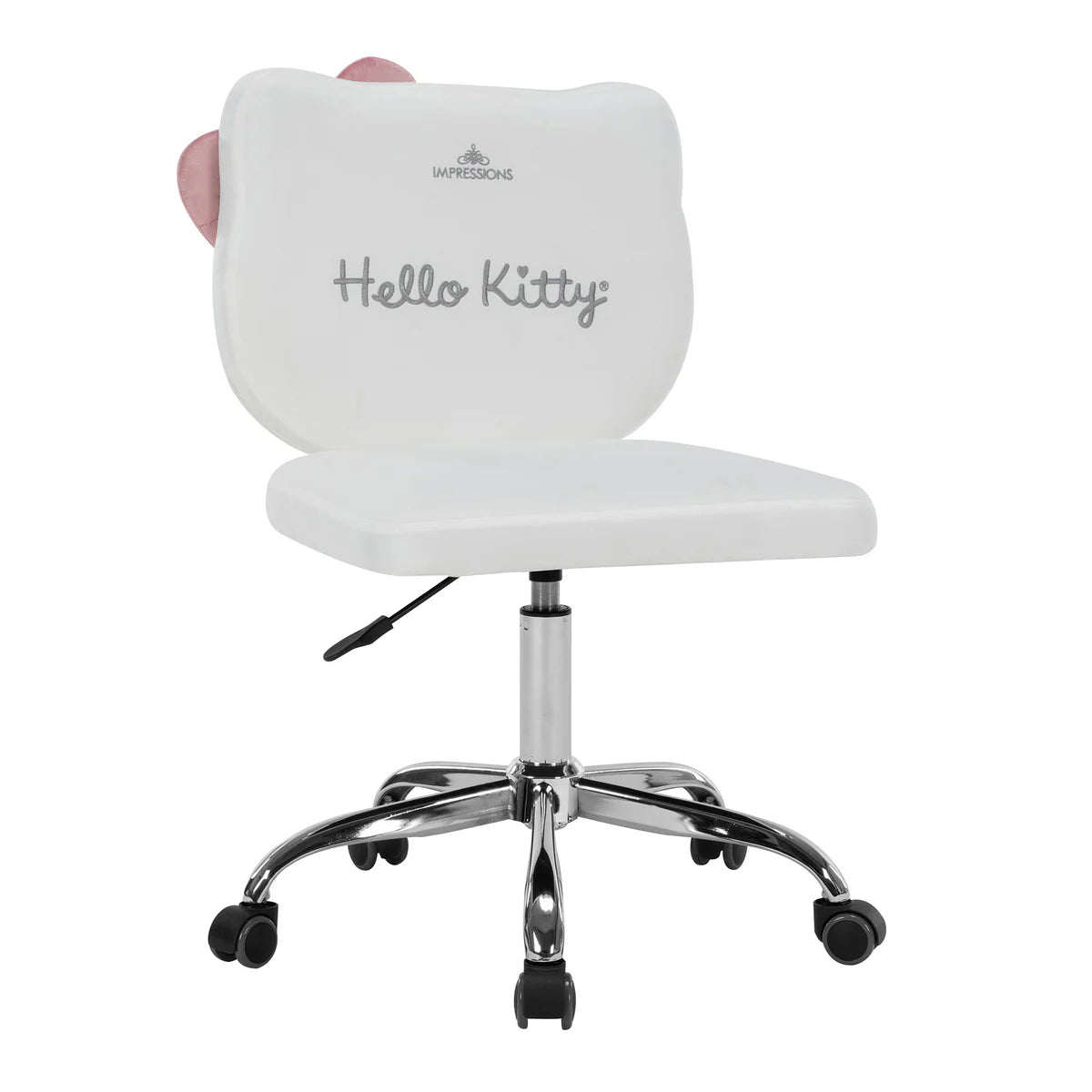 IVFC-HK229-WHT | Hello Kitty® Kawaii Swivel Vanity Chair