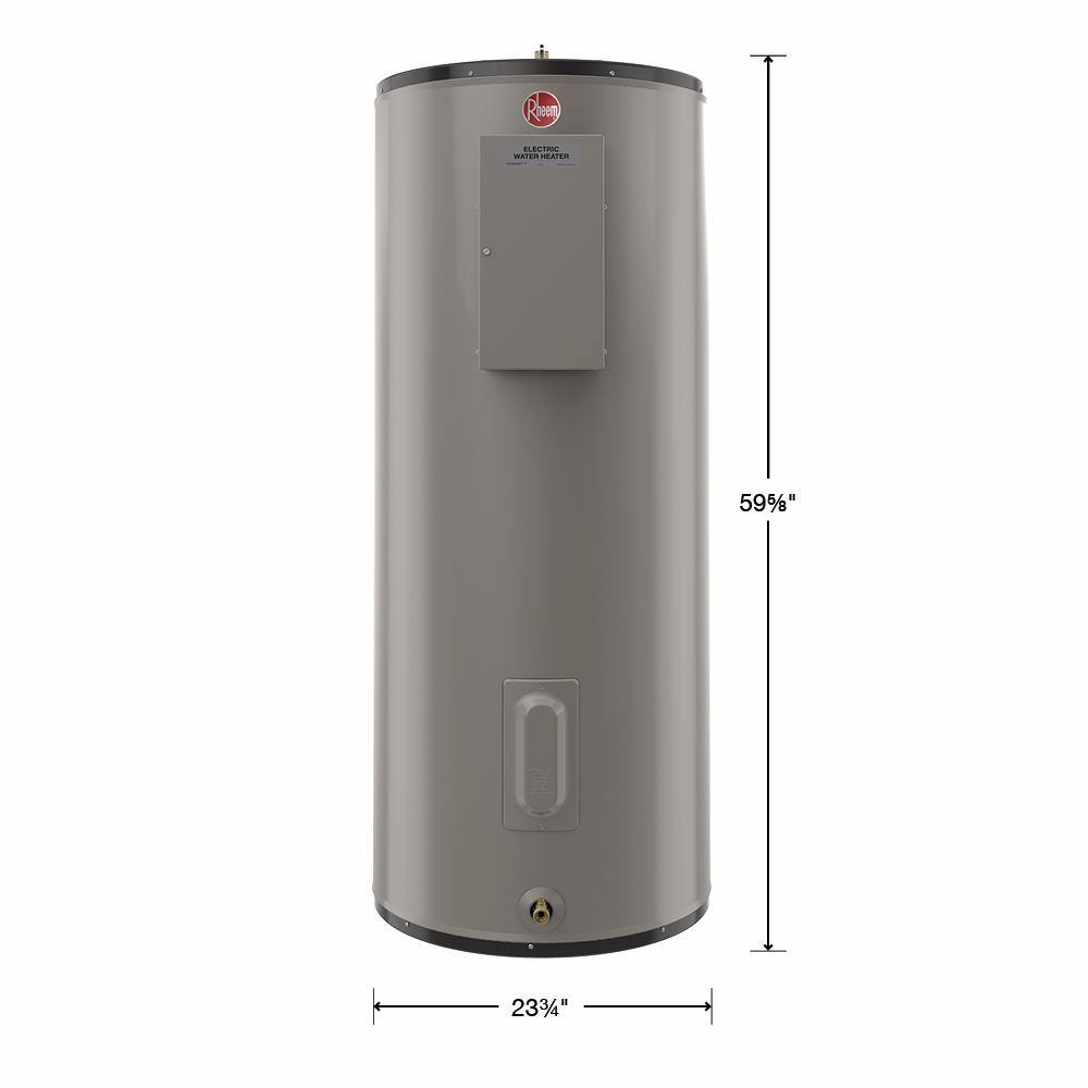 Rheem Commercial Light Duty 80 Gal. 480 Volt 12 kW Multi Phase Field Convertible Electric Tank Water Heater ELD80-TB 480 Volt 12 kW