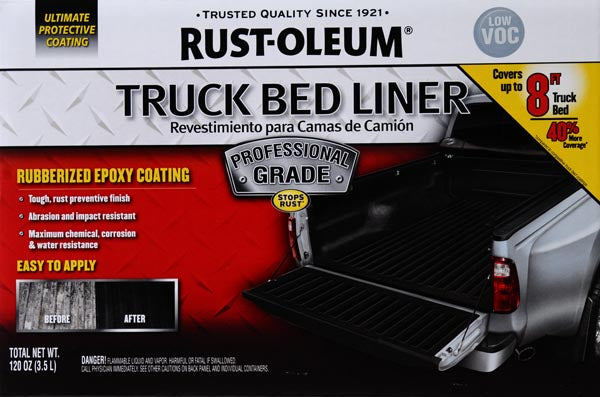 Rust-Oleum Professional Grade Truck Bed Liner Kit， Low VOC