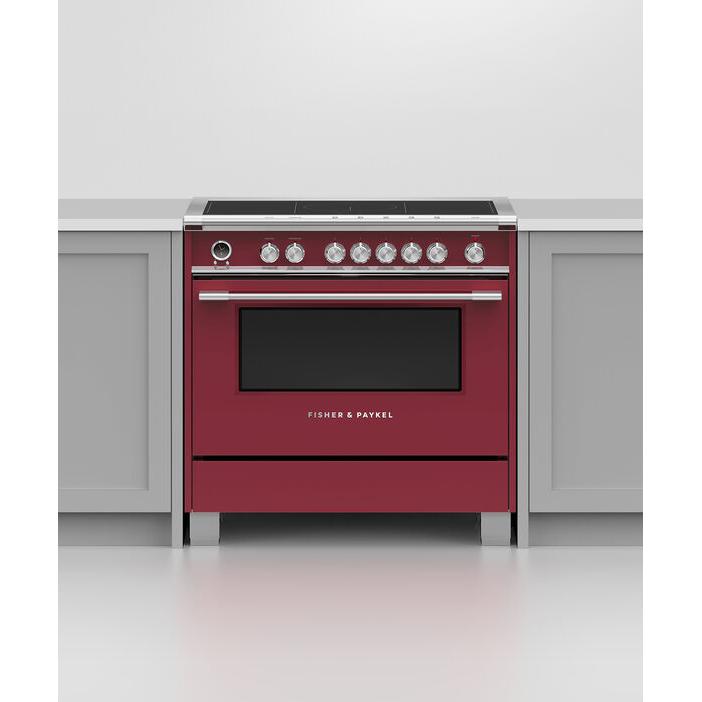 Fisher & Paykel 36-inch Freestanding Electric Range with Induction Technology OR36SCI6R1