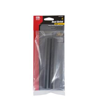 GARDNER BENDER 12-6 AWG Heavy-Wall Heat-Shrink Tubing Black (2-Pack) HWT-0020