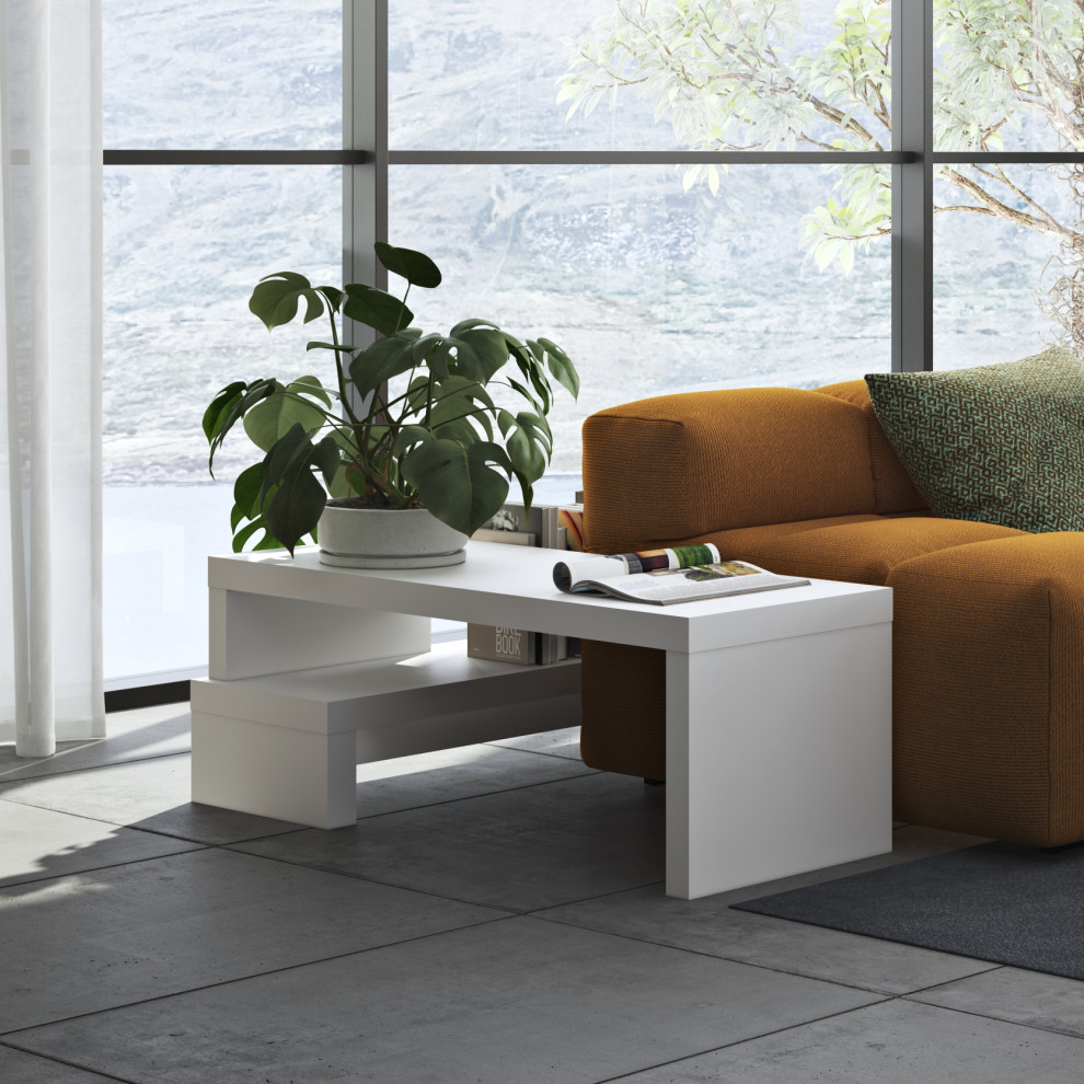 Cliff TV Bench 120 120   Contemporary   Entertainment Centers And Tv Stands   by TEMAHOME  Houzz