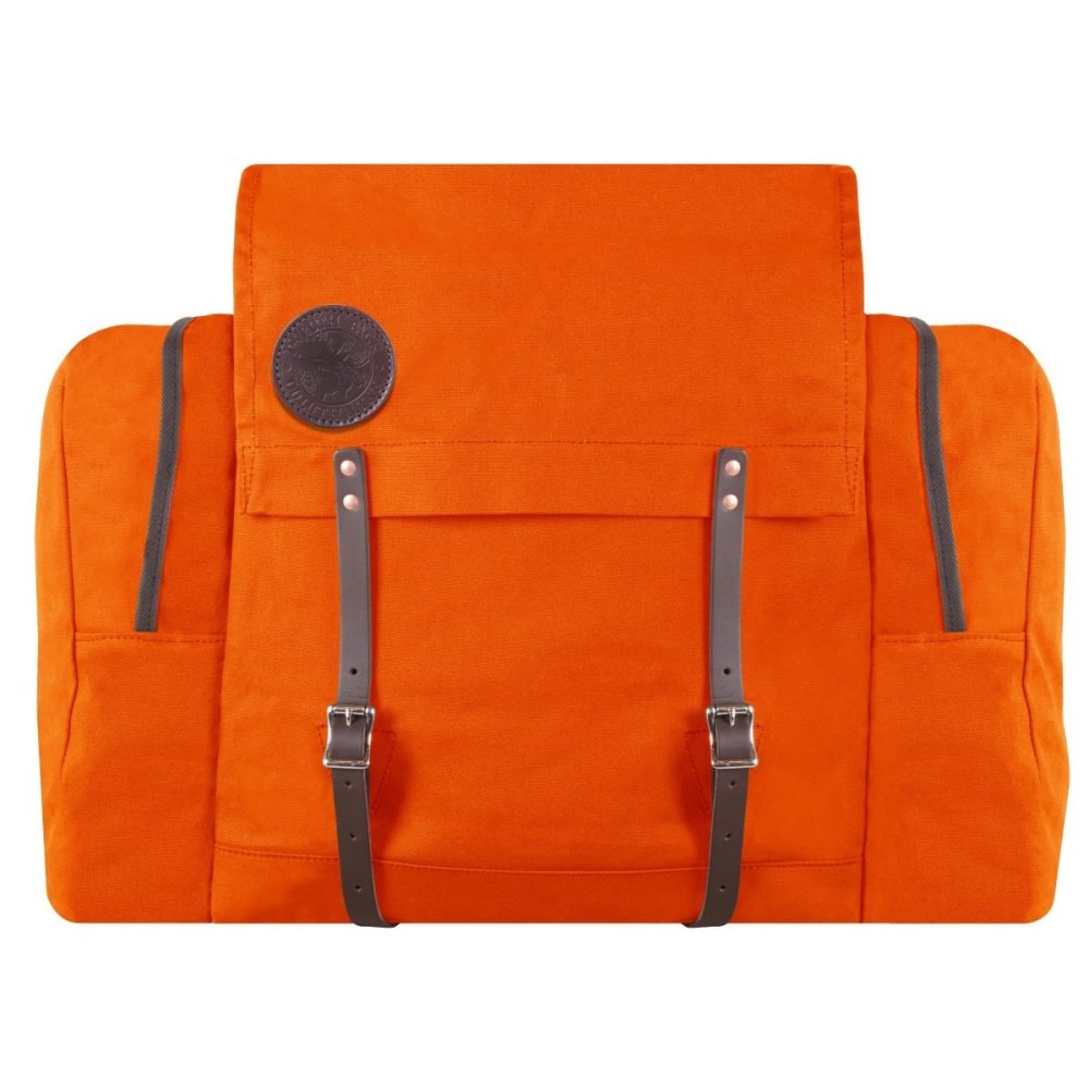 64 Liter Capacity Orange Canvas Camp Kitchen Pack